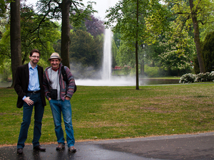 Yuriy, Sibers' founder and our client Loren in Breda, Netherlands