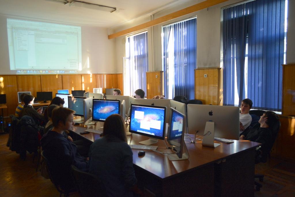 Our students at the practical class Our students at the practical class