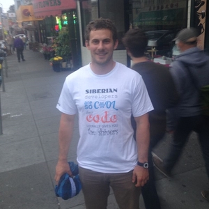 Our client John totally rocks Sibers t‐shirt look Our client John totally rocks Sibers t‐shirt look