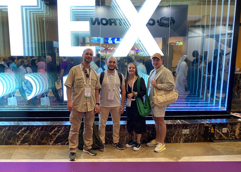All four of us at GITEX