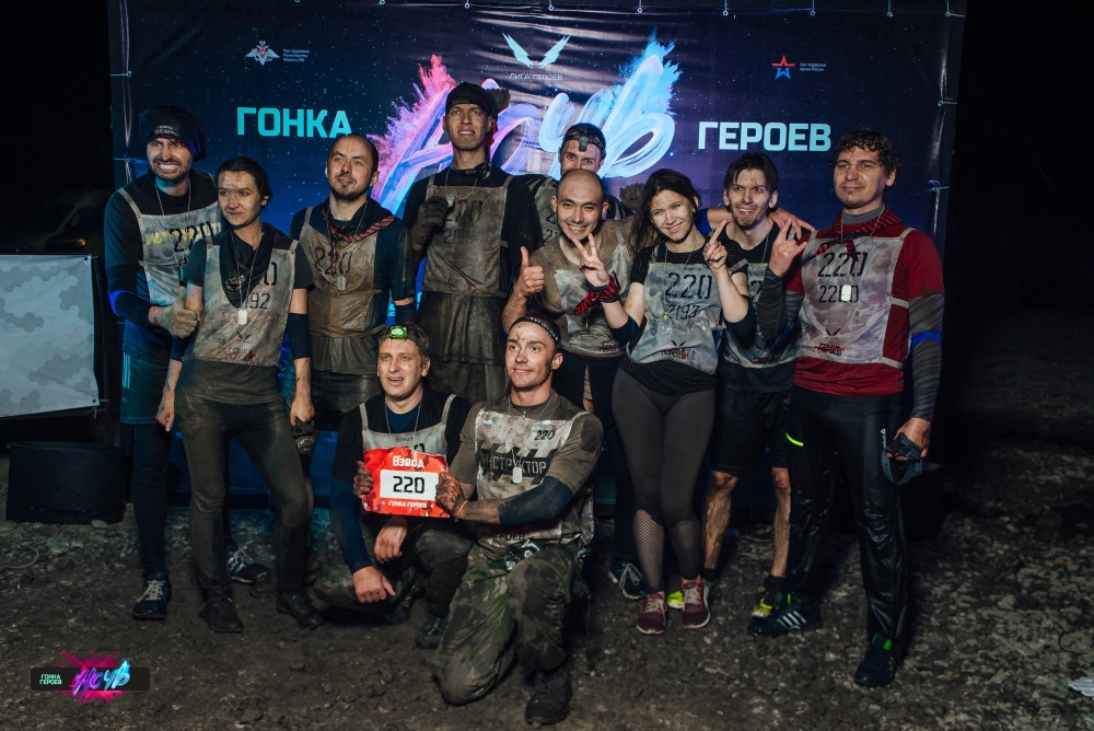 Slightly muddied real heroes! Slightly muddied real heroes!