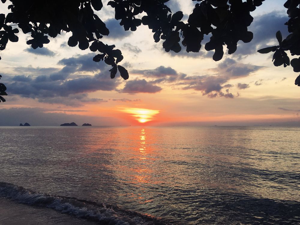 Gorgeous sunset on Koh Samui Gorgeous sunset on Koh Samui